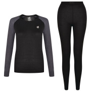 Ropa interior funcional para mujer Dare 2b Exchange III B/L negro/gris Black/Ebony