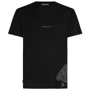 Camiseta de hombre Icebreaker Men Merino 150 Tech Lite SS Tee 30th Anniversary negro Black