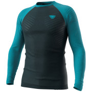 Camiseta funcional de hombre Dynafit Tour Light Merino M L/S Tee negro/azul storm blue/3010