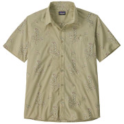 Camisa de hombre Patagonia Men's Go-To Shirt verde Ocean Blooms: Weathered Stone