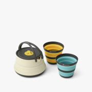 Vajilla Sea to Summit Frontier UL Collapsible Kettle Cook Set 2P 3 Piece beige