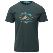 Camiseta de hombre Hi-Tec Hatricko verde darkest spruce