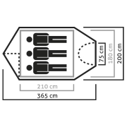 Tienda de campaña Salewa Sierra Leone III Tent