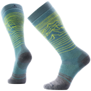 Calcetines de esquí Smartwool Snowboard Full Cushion Iguchi OTC Socks verde Dusty Teal