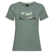 Camiseta de mujer Chillaz Valencia Nature Flow verde Dark Green