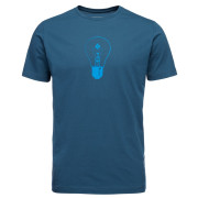 Camiseta de hombre Black Diamond M SS BD IDEA TEE azul midnight