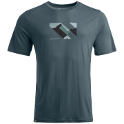 Camiseta de hombre Ortovox 140 Cool Landscape T-shirt gris Dark Arctic Grey