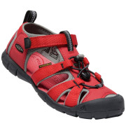 Sandalias para niños Keen Seacamp II CNX K rojo/gris racing red/gargoyle