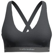 Sujetador deportivo Icebreaker W Mer 125 Cool-Lite Sprite Racerback Bra gris Gritstone Heather-013