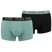Calzoncillos bóxer para hombre Puma Basic Trunk 2P verde green