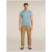 Camiseta funcional de hombre Icebreaker Merino Blend 125 Cool-Lite™ Sphere SS Tee Across the Peaks