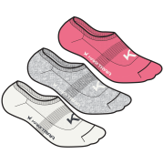 Calcetines de mujer Kari Traa Hael Sock 3pk rosa/gris Pi