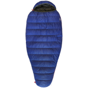 Saco de dormir de plumón Warmpeace Spacer 600 180 cm azul mid blue/grey/black