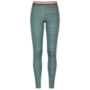 Calzoncillos funcionales de mujer Ortovox 185 Rock'N'Wool Long Pants W gris arctic grey