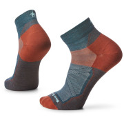 Calcetines Smartwool Cycle Zero Cushion Ankle Socks azul/naranja twilight blue