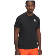 Camiseta de hombre Under Armour Heatgear Fitted SS negro Black / / White