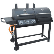 Barbacoa Cattara Duet 2 in1 plyn/dřevěné uhlí