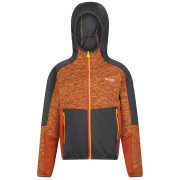 Sudadera para niños Regatta Dissolver VII naranja Orange Pepper/Seal Grey