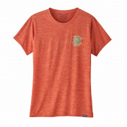 Camiseta de mujer Patagonia W's Cap Cool Daily Graphic Shirt rojo Unity Fitz: Pimento Red X-Dye