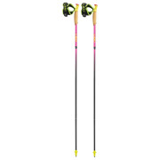 Bastones de carrera de senderos Leki Ultratrail FX.One Superlite rosa/negro neonpink-neonyellow-naturalcarbon