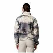 Sudadera de mujer Columbia Helvetia™ II Printed Cropped Half Snap