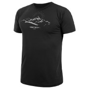 Camiseta funcional de hombre Sensor Coolmax Tech Mountains negro Black