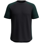 Camiseta de hombre Smartwool M Active Mesh Short Sleeve negro/verde evergreen/black