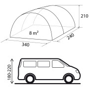 Carpa de autocaravana/furgoneta Brunner Beyond