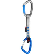 Express Mammut Crag Indicator Straight/Wire plata/azul Silver/Ultramarine