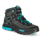 Calzado de mujer Aku Rocket Mid Gtx W'S negro/azul BLACK/TURQUOISE