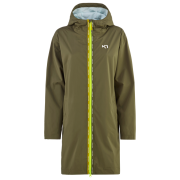 Abrigo de mujer Kari Traa Bryn L Jacket verde Tweed