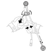 Elemento de amarre doble Petzl Dual Connect Adjust