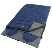 Saco de dormir tipo manta Outwell Contour Lux Double azul Imperial Blue