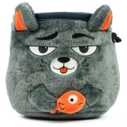 Saco de magnesio YY VERTICAL Chalk Bag Animal gris oscuro CAT Grey