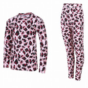 Juego funcional para niños Dare 2b Pow II Baselayer Set rosa/negro DstRosChtPrt