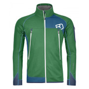 Chaqueta de hombre Ortovox Fleece Plus Jacket verde/azul IrishGreen