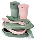 Vajilla Light My Fire Pack'n EatKit rosa/verde Sandygreen/Dustypink