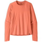 Camiseta de mujer Patagonia Women's Long-Sleeved Capilene Cool Sun Shirt naranja Mellow Melon - Peach Sherbet X-Dye