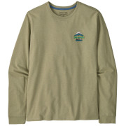 Camiseta de hombre Patagonia Long-Sleeved Great Waves Responsibili-Tee verde Gumtree Green