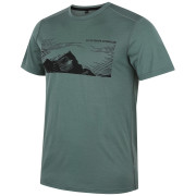Camiseta de hombre MOOA Merino Lyolite Highlander 150 Short