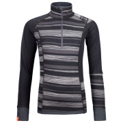 Camiseta funcional de mujer Ortovox W's 210 Supersoft Zip Neck negro BlackRaven