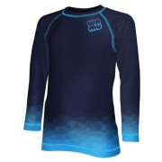 Camiseta funcional para niños WAMU Mozaika dark blue azul