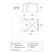 Carpa de autocaravana/furgoneta Vango Agora Air VW
