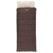 Saco de dormir tipo manta Outwell Contour Supreme marrón Brown