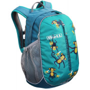 Mochila para niños Boll Roo 12l azul claro monkeys