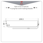 Sartén Keith Titanium Non-stick Titanium Frying Pan