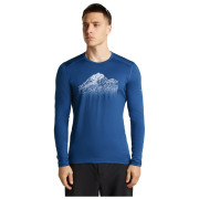 Camiseta funcional de hombre Icebreaker Men Mer 200 Oasis LS Crewe Rising Light