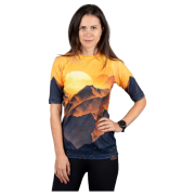 Camiseta funcional de mujer Drexiss All Sunset Yellow Coolmax amarillo