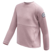 Sudadera funcional para niños Sensor Merino Upper Traveller Pink rosa claro Pink