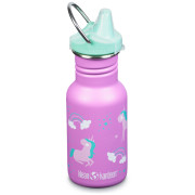 Botella para niños Klean Kanteen Classic Sippy 355 ml rosa